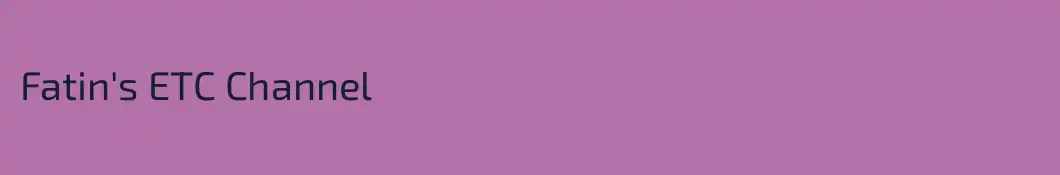 Fatin's ETC Channel 